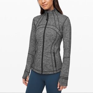 lulu lemon jacket! grey, size 8! rarely worn!